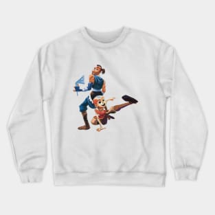 Aang and Sokka Crewneck Sweatshirt